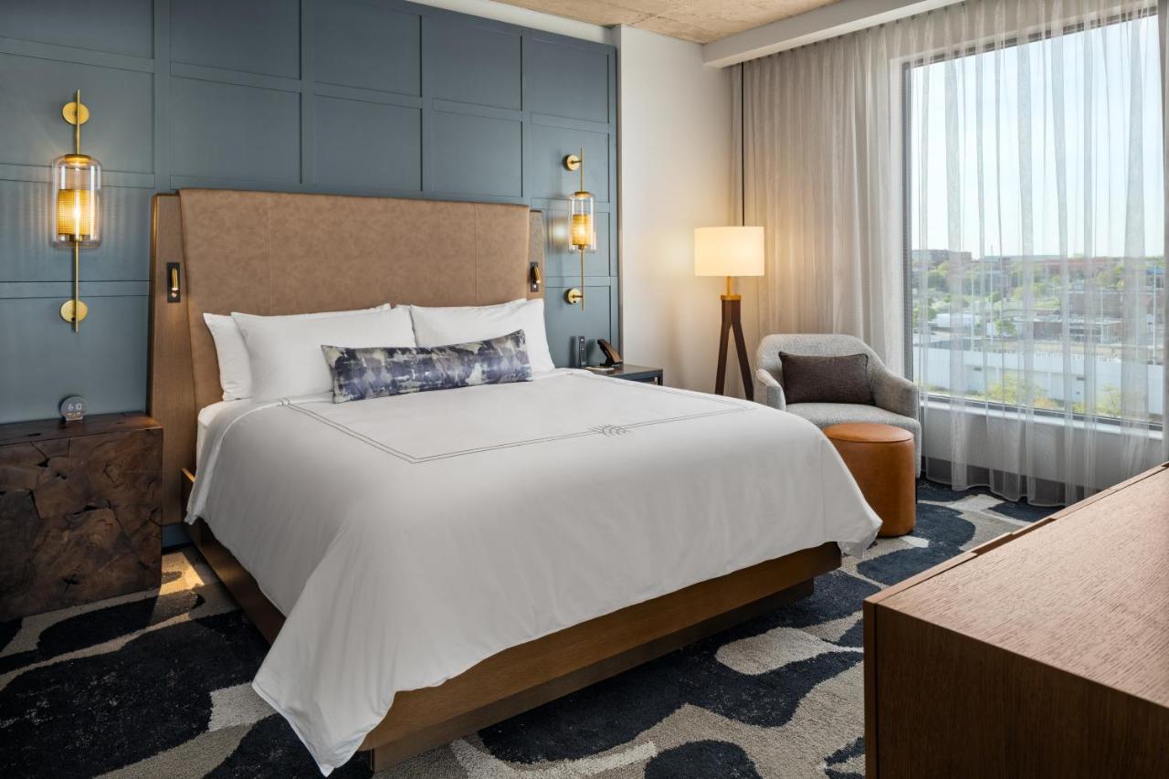 One-Bedroom King Suite with Balcony and City View